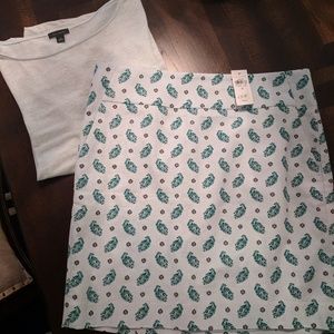 Ann Taylor Shorts - Set - Ann Taylor Skort & Shirt Ann Taylor Shorts - Set - Ann Taylor Skort & Shirt